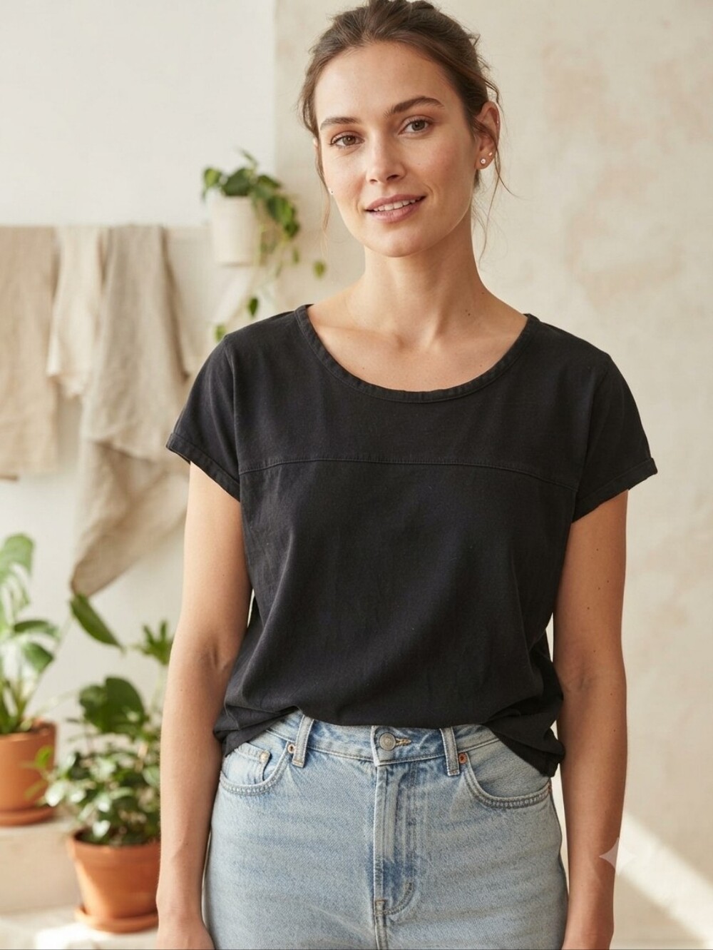 Black Short Sleeve T Shirt - Non Toxic Sz Small